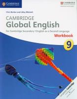 Cambridge Global English Stage 9 Workbook. Autor: Barker Chris, Mitchell Libby. SmakLiter.pl Okładka książki Cambridge Global English Stage 9 Workbook
