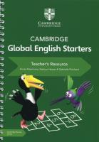 Cambridge Global English Starters Teacher's Re. Autor: Altamirano Annie, Harper Kathryn. SmakLiter.pl Okładka książki Cambridge Global English Starters Teacher's Re