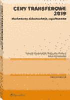 Ceny transferowe 2019. Autor: Kosieradzki Tomasz, Piekarz Radosław, Rynkowska Anna. SmakLiter.pl Okładka książki Ceny transferowe 2019