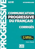 Okładka książki Communication progressive du français Niveau intermédiaire Corrigés