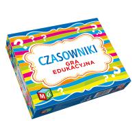 Czasowniki - gra edukacyjna. Wydawca: MULTIGRA. SmakLiter.pl Opakowanie Czasowniki - gra edukacyjna