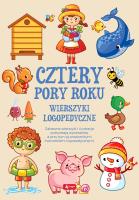 CZTERY PORY ROKU WIERSZYKI LOGOPEDYCZNE. Autor: Chmiel Sylwia. SmakLiter.pl Okładka książki CZTERY PORY ROKU WIERSZYKI LOGOPEDYCZNE