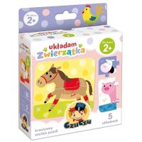 CzuCzu Układam Zwierzątka 2+. Wydawca: Bright Junior Media. SmakLiter.pl Opakowanie CzuCzu Układam Zwierzątka 2+