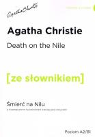 Death on the Nile z podręcznym słownikiem angielsko-polskim poziom A2/B1. Autor: Agatha Christie. SmakLiter.pl Okładka książki Death on the Nile z podręcznym słownikiem angielsko-polskim poziom A2/B1