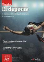 Descubre El deporte. Autor: de Prada  Marisa, Puente Ortega Paloma, Mota Eugenia. SmakLiter.pl Okładka książki Descubre El deporte