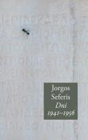 Dni 1941-1956. Autor: Seferis Jorgos. SmakLiter.pl Okładka książki Dni 1941-1956