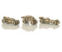 Opakowanie Drewniane puzzle 3D Samochody wyścigowe