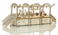 Opakowanie Drewniane puzzle 3D Stacja kolejowa