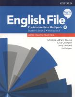 English File 4E Pre-Intermed. Multipack B + online. Autor: Latham-Koenig Christina, Oxenden Clive, Lambert Jerry. SmakLiter.pl Okładka książki English File 4E Pre-Intermed. Multipack B + online