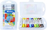 Opakowanie Farby Tempera 7,5ml 10 kolorów KARBON