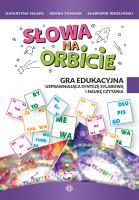 Gra edukacyjna - Słowa na orbicie. Autor: Katarzyna Szłapa. Iwona Tomasik, Iwona Tomasik, Wrzesiński Sławomir. SmakLiter.pl Okładka książki Gra edukacyjna - Słowa na orbicie