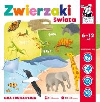 GRA ZWIERZAKI ŚWIATA KAPITAN NAUKA. Autor: dr Paweł Czapczyk. SmakLiter.pl Okładka książki GRA ZWIERZAKI ŚWIATA KAPITAN NAUKA