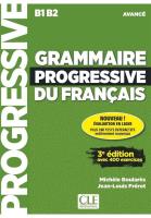 Grammaire progressive du français Niveau avancé Livre + CD. Autor: Boulares Michele, Frerot Jean-Louis. SmakLiter.pl Okładka książki Grammaire progressive du français Niveau avancé Livre + CD