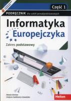 Informatyka Europejczyka LO ZP cz.1 NPP. Autor: Grażyna Szabłowicz-Zawadzka, Korman Danuta. SmakLiter.pl Okładka książki Informatyka Europejczyka LO ZP cz.1 NPP