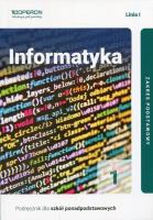 Informatyka LO 1 Podr. ZP w.2019. Autor: Wojciech Hermanowski. SmakLiter.pl Okładka książki Informatyka LO 1 Podr. ZP w.2019