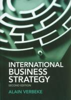 Okładka książki International Business Strategy