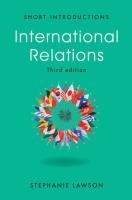 International Relations. Autor: Lawson Stephanie. SmakLiter.pl Okładka książki International Relations