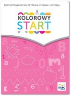 Kolorowy start. 5 i 6 latki Przygotowanie do nauki czytania, pisania, liczenia. Autor: Wiesława Żaba-Żabińska. SmakLiter.pl Okładka książki Kolorowy start. 5 i 6 latki Przygotowanie do nauki czytania, pisania, liczenia