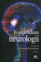 Kompendium neurologii. Autor: Ryszard Podemski. SmakLiter.pl Okładka książki Kompendium neurologii