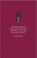 Konstytucja racji stanu. Autor: Sapieha Eustachy. SmakLiter.pl Okładka książki Konstytucja racji stanu