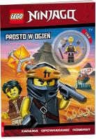 Lego Ninjago Prosto w ogień. Autor: Opracowanie zbiorowe. SmakLiter.pl Okładka książki Lego Ninjago Prosto w ogień