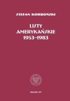 Listy amerykańskie 1953-1983. Autor: Rybicki Roman W., Nowożycki Bartosz. SmakLiter.pl Okładka książki Listy amerykańskie 1953-1983