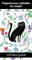 Opakowanie Magnetyczna zakładka do książki - Kot czarny (opakowanie 2 sztuki)
