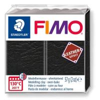 Opakowanie Masa Fimo Leather effect 57g czarny