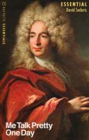 Me Talk Pretty One Day. Autor: David Sedaris. SmakLiter.pl Okładka książki Me Talk Pretty One Day
