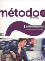 Okładka książki Metodo 4 de espanol Cuaderno de Ejercicios B2 + CD