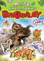 Okładka książki MOJE NAKLEJANKI DINOZAURY CZĘŚĆ 2