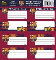 Opakowanie Naklejki na zeszyty FC-116 FC Barca Fan 4 ASTRA