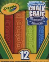 Niepyląca zmywalna kreda chodnikowa Crayola 12 kolorów. Wydawca: Crayola. SmakLiter.pl Opakowanie Niepyląca zmywalna kreda chodnikowa Crayola 12 kolorów