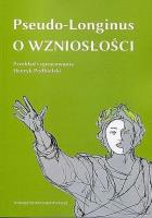 O wzniosłości. Autor: Pseudo-Longinus. SmakLiter.pl Okładka książki O wzniosłości