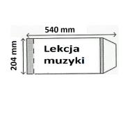 Opakowanie Okładka na podręcznik Lekcja muzyki (25szt) NARNIA