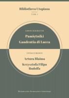 Okładka książki Pamiętniki Gaudentia di Lucca