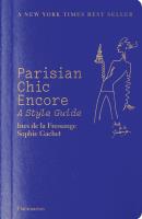 Parisian Chic Encore. Autor: Ines de la Fressange, Sophie Gachet. SmakLiter.pl Okładka książki Parisian Chic Encore