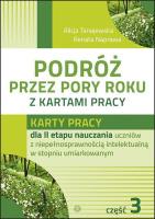 Okładka książki Podróż przez pory roku z kartami pracy cz.3