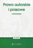 Prawo autorskie i prasowe. Autor: Opracowanie zbiorowe. SmakLiter.pl Okładka książki Prawo autorskie i prasowe