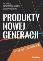 Okładka książki Produkty nowej generacji