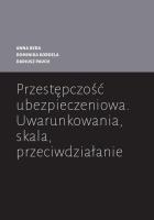 Okładka książki Przestępczość ubezpieczeniowa