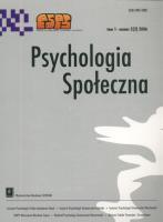 Opakowanie Psychologia społeczna  2(2) 2006