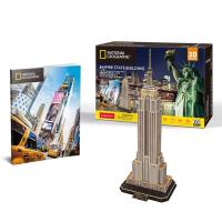 Puzzle 3D National Geographic Empire State Building. Wydawca: Cubic Fun. SmakLiter.pl Opakowanie Puzzle 3D National Geographic Empire State Building
