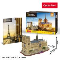 Puzzle 3D National Geographic Notre-Dame. Wydawca: Cubic Fun. SmakLiter.pl Opakowanie Puzzle 3D National Geographic Notre-Dame