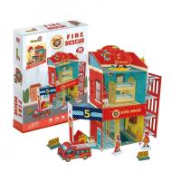 Puzzle 3D Straż pożarna. Wydawca: Cubic Fun. SmakLiter.pl Opakowanie Puzzle 3D Straż pożarna