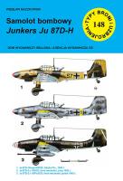 Samolot bombowy Junkers Ju 87D-H. Autor: Bączkowski Wiesław. SmakLiter.pl Okładka książki Samolot bombowy Junkers Ju 87D-H