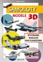 Samoloty Modele 3D. Autor: Tonder Krzysztof. SmakLiter.pl Okładka książki Samoloty Modele 3D