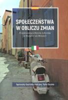 Społeczeństwa w obliczu zmian. Autor: Kasińska-Metryka Agnieszka, Dudała Rafał. SmakLiter.pl Okładka książki Społeczeństwa w obliczu zmian
