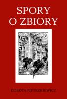 Okładka książki Spory o zbiory