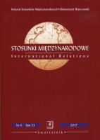 Opakowanie Stosunki Międzynarodowe Nr 4 Tom 53 /2017